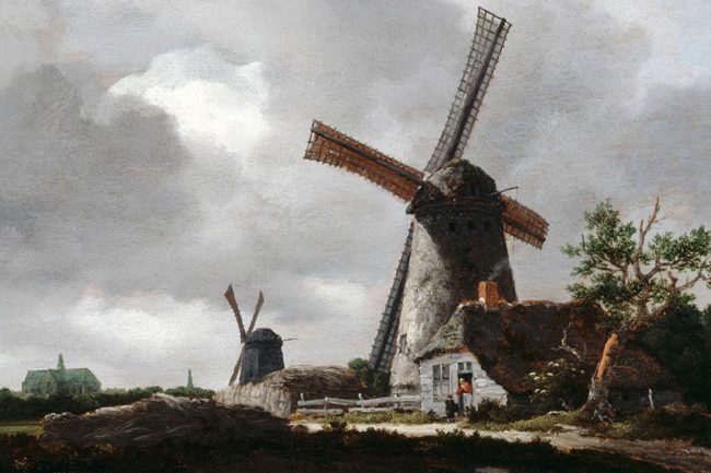 Landscape with Windmills